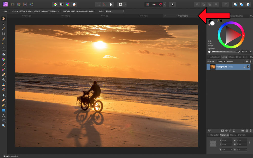 affinity photo tutorial for beginners